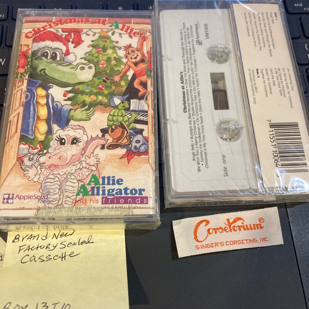 Christmas at Allie’s  Alligator Cassette Tape new & sealed